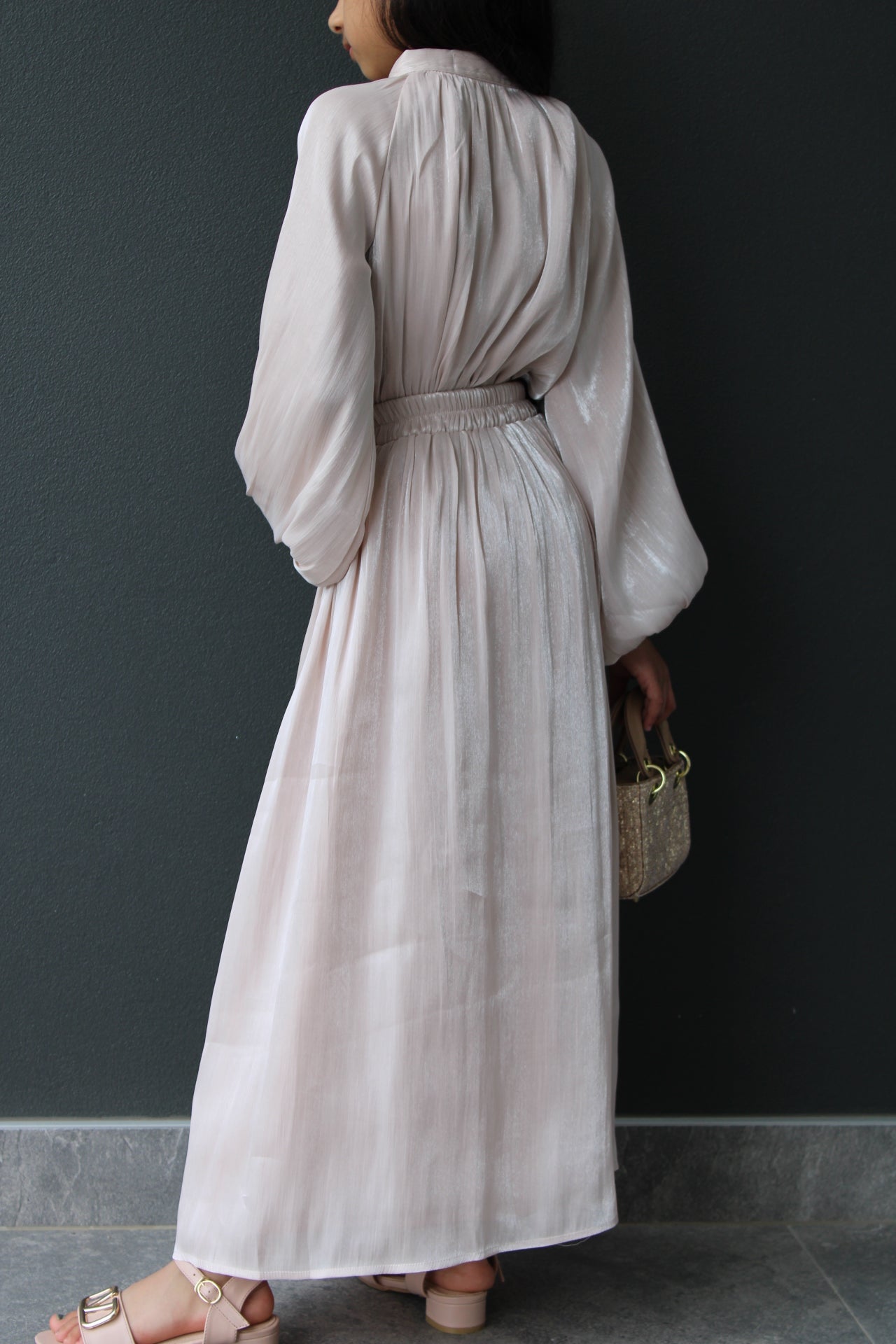 Elanoor Girls Blouse and Shimmer Skirt Set